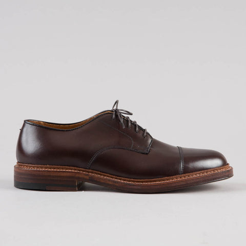 ALDEN | STRAIGHT TIP BLUCHER BROWN CALFSKIN D5516