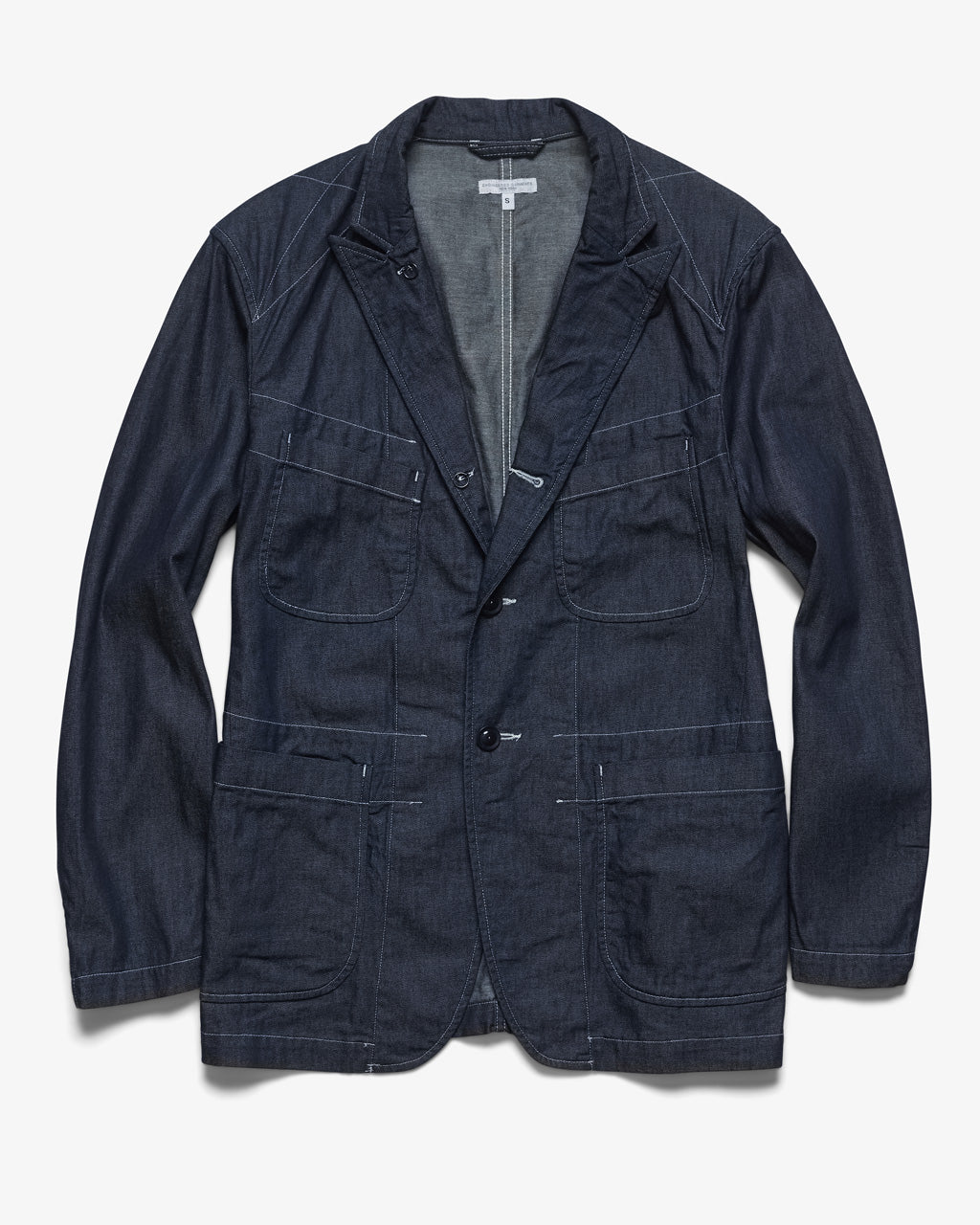 ENGINEERED GARMENTS | BEDFORD JACKET INDIGO 8OZ CONE DENIM