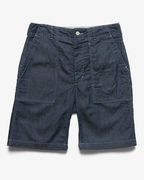 ENGINEERED GARMENTS-FATIGUE SHORT INDIGO 8OZ CONE DENIM-Supply & Advise