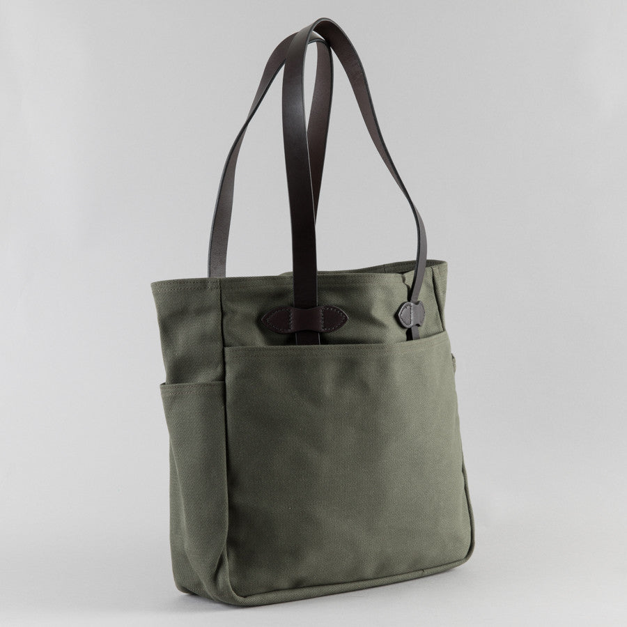 Filson Zippered Tote 261 Otter Green Review – Aun Tay