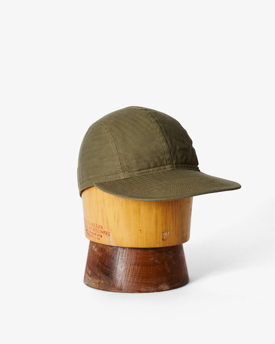 PAPA NUI | FLAK BAIT CAP OLIVE HERRINGBONE TWILL | Supply & Advise