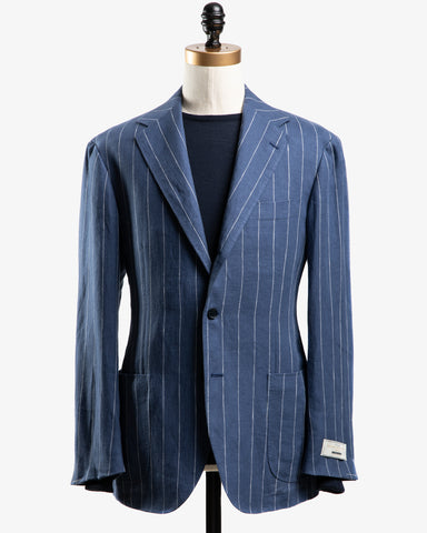 RING JACKET | SPENCE BRYSON LINEN SUIT BLUE ROPE