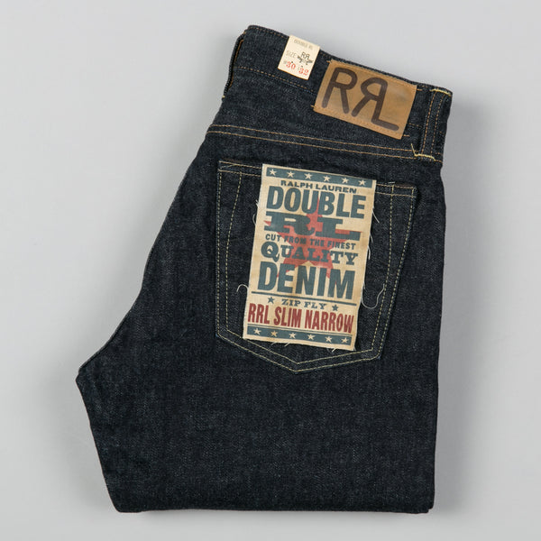 RRL-SLIM NARROW JEAN RINSE WASH-Supply & Advise