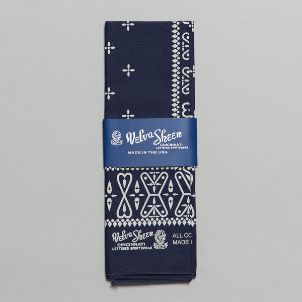 VELVA SHEEN-BANDANA CROSS NAVY-Supply & Advise