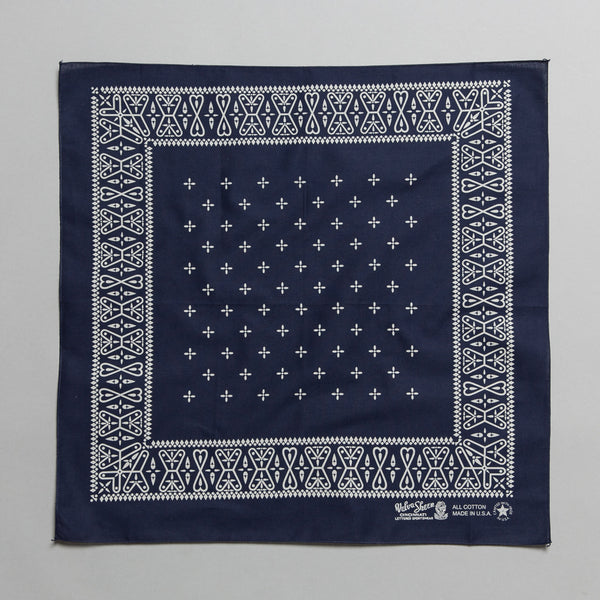 VELVA SHEEN-BANDANA CROSS NAVY-Supply & Advise