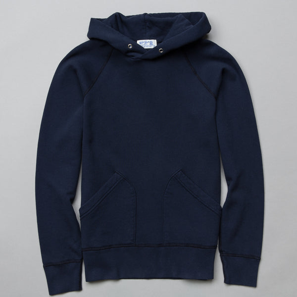 VELVA SHEEN-PULLOVER HOODIE SWEATSHIRT NAVY-Supply & Advise